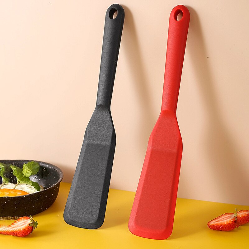 Okonomiyaki Spatula - Hitzebeständiger Silikon-Mini-Spatel, antihaftbeschichtet, sicher für Pfannen,