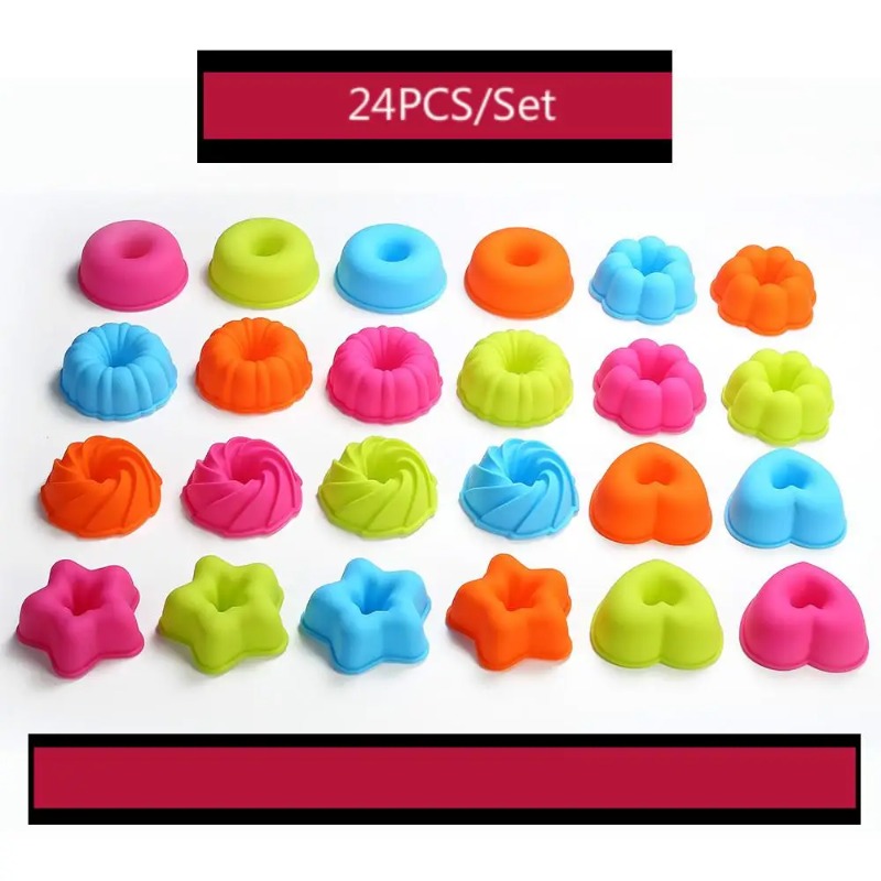 24 Stück Silikon-Muffinförmche – Donut Mold Silicone Bewertung und Preis